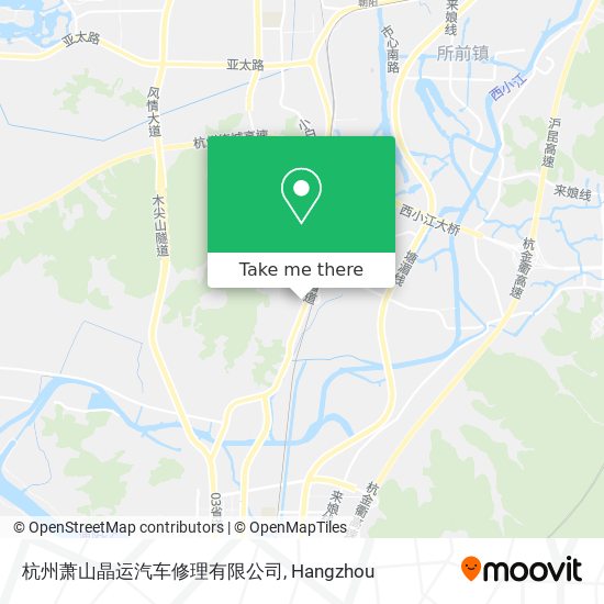 杭州萧山晶运汽车修理有限公司 map