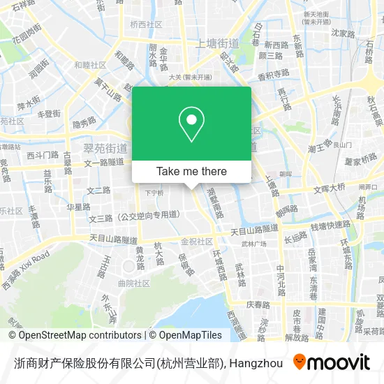 浙商财产保险股份有限公司(杭州营业部) map