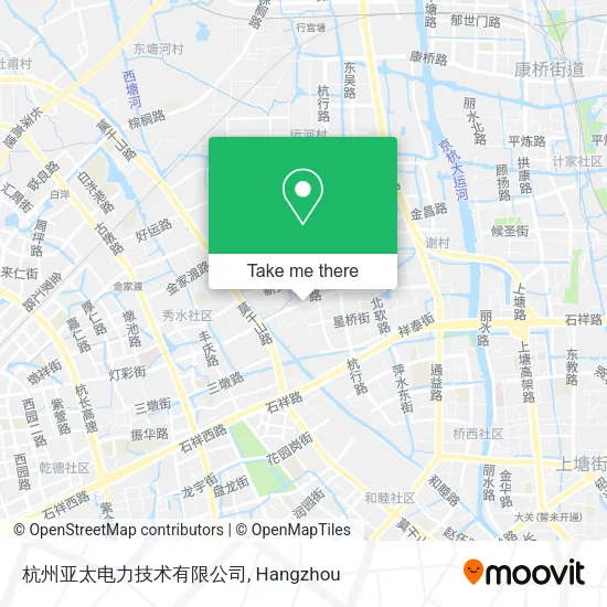 杭州亚太电力技术有限公司 map