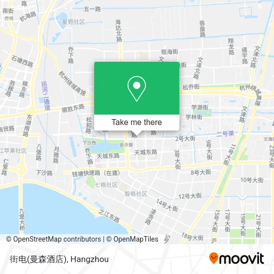 街电(曼森酒店) map
