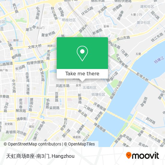 天虹商场B座-南3门 map