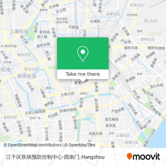 江干区疾病预防控制中心-西南门 map