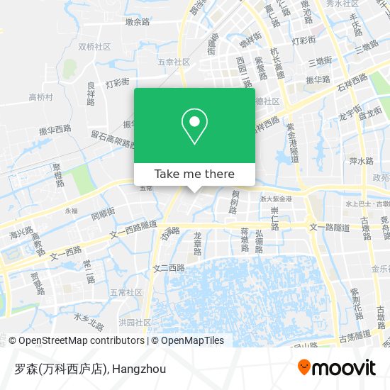 罗森(万科西庐店) map