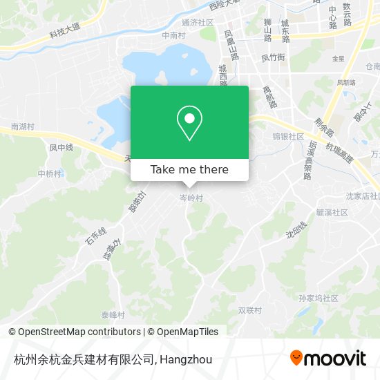 杭州余杭金兵建材有限公司 map