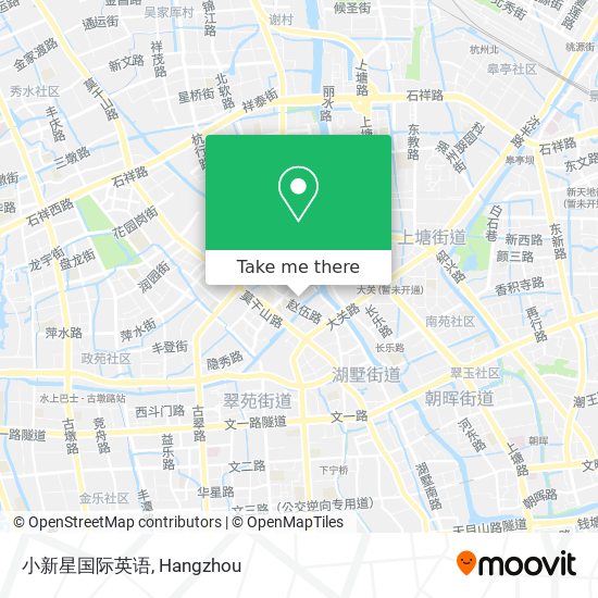小新星国际英语 map
