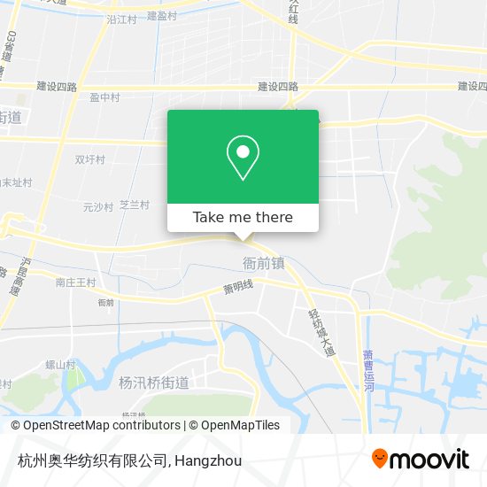 杭州奥华纺织有限公司 map