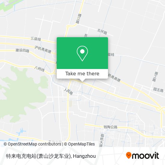 特来电充电站(萧山沙龙车业) map