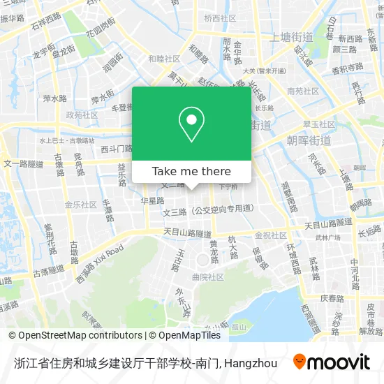 浙江省住房和城乡建设厅干部学校-南门 map