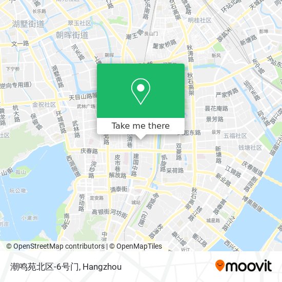 潮鸣苑北区-6号门 map