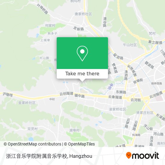 浙江音乐学院附属音乐学校 map