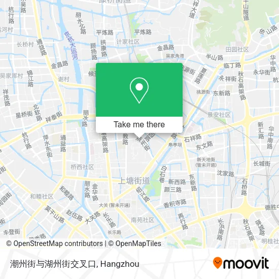 潮州街与湖州街交叉口 map