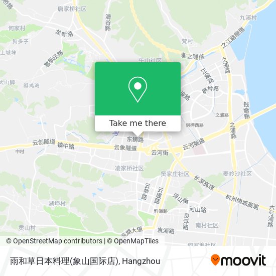雨和草日本料理(象山国际店) map