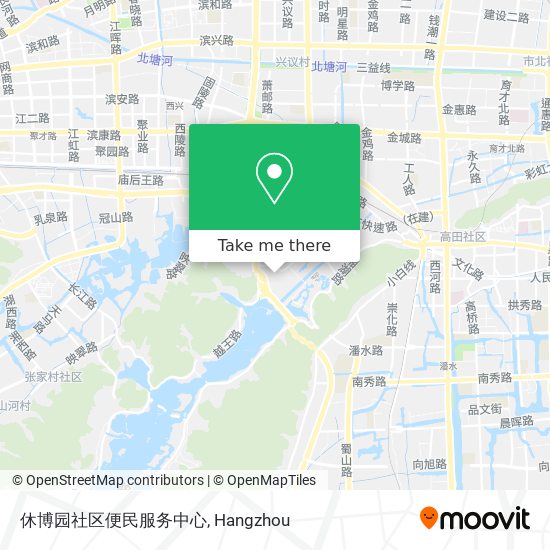 休博园社区便民服务中心 map