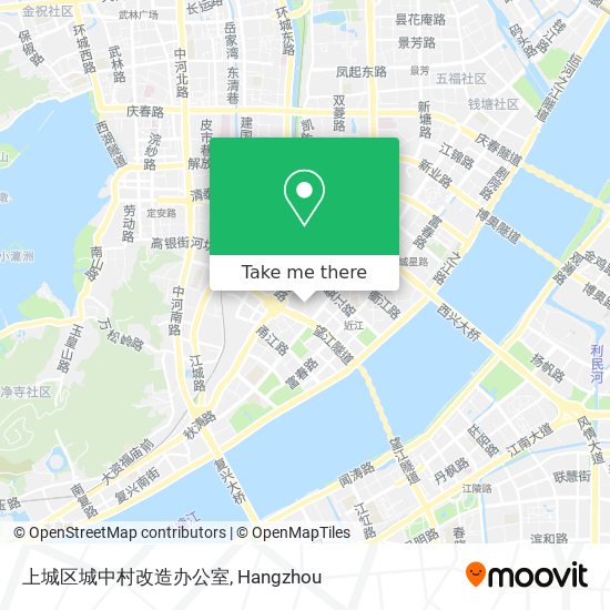 上城区城中村改造办公室 map