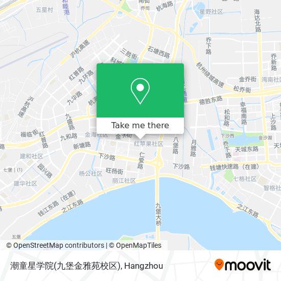 潮童星学院(九堡金雅苑校区) map