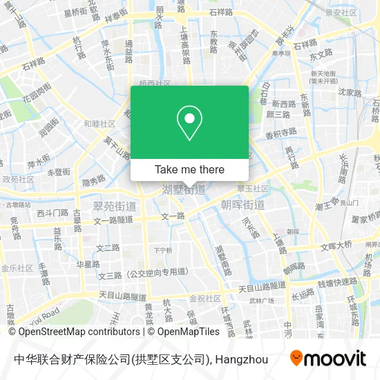 中华联合财产保险公司(拱墅区支公司) map