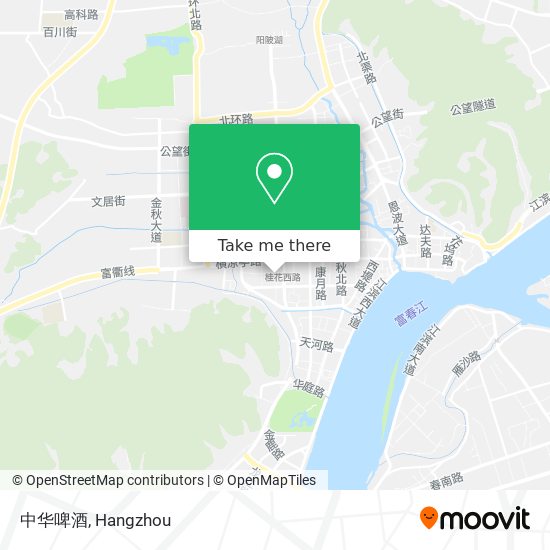 中华啤酒 map
