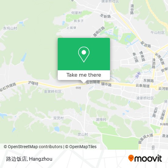 路边饭店 map