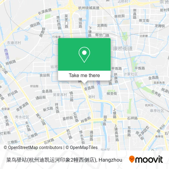 菜鸟驿站(杭州迪凯运河印象2幢西侧店) map