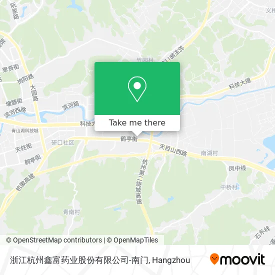 浙江杭州鑫富药业股份有限公司-南门 map