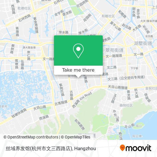 丝域养发馆(杭州市文三西路店) map