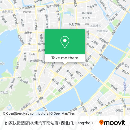 如家快捷酒店(杭州汽车南站店)-西北门 map