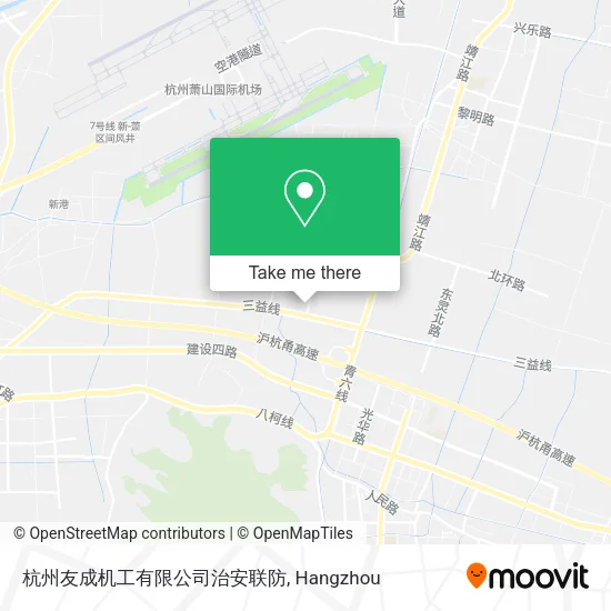 杭州友成机工有限公司治安联防 map