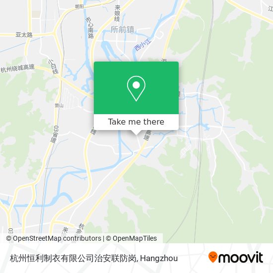 杭州恒利制衣有限公司治安联防岗 map