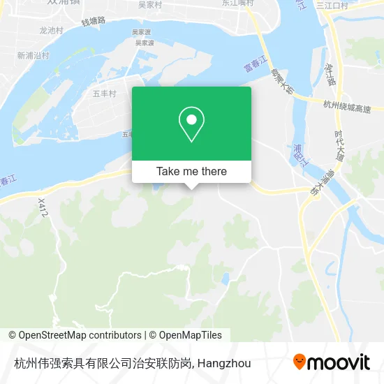 杭州伟强索具有限公司治安联防岗 map