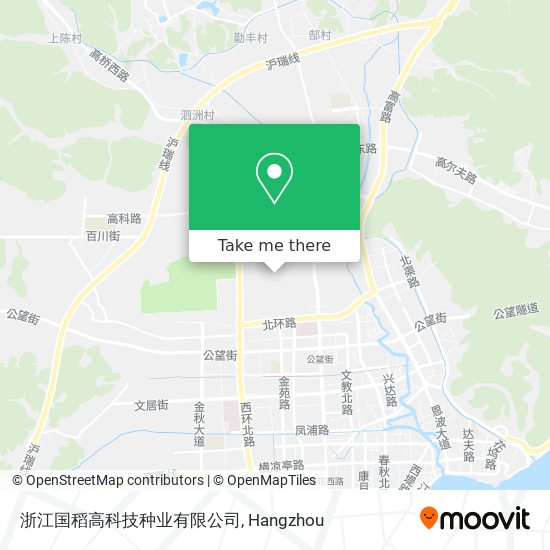 浙江国稻高科技种业有限公司 map