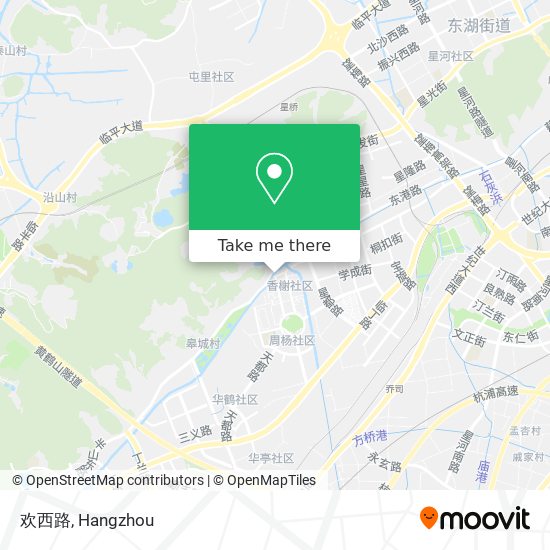 欢西路 map