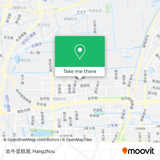 欢牛蛋糕屋 map