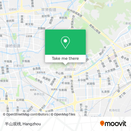 半山观桃 map