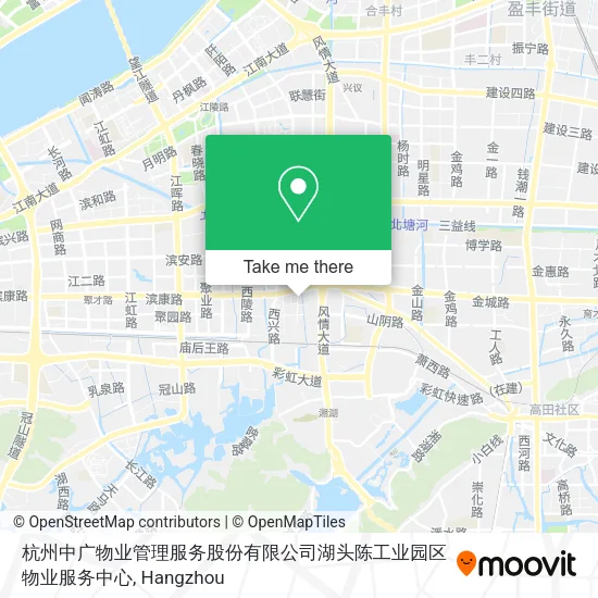 杭州中广物业管理服务股份有限公司湖头陈工业园区物业服务中心 map