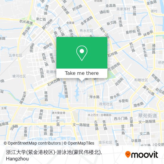 浙江大学(紫金港校区)-游泳池(蒙民伟楼北) map