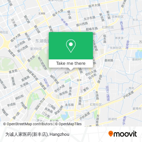 为诚人家医药(新丰店) map