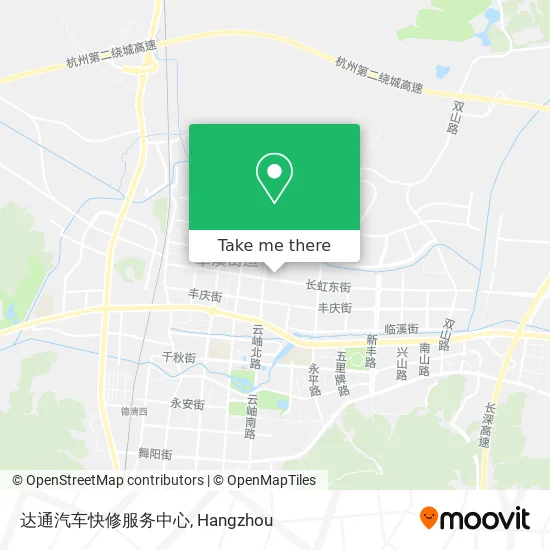 达通汽车快修服务中心 map