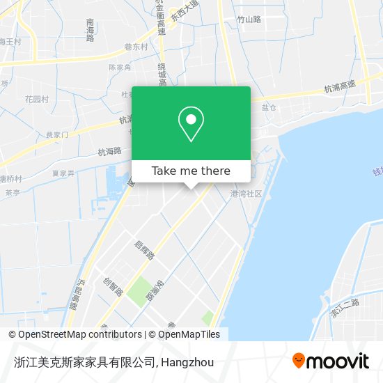 浙江美克斯家家具有限公司 map