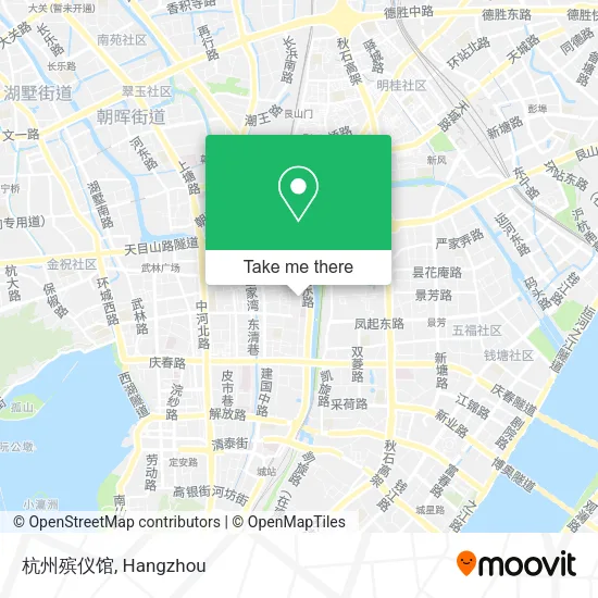 杭州殡仪馆 map