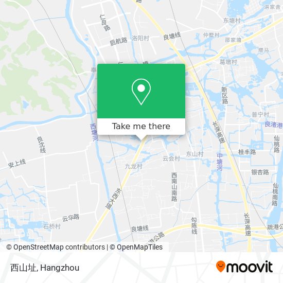 西山址 map