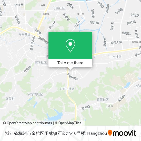 浙江省杭州市余杭区闲林镇石道地-10号楼 map