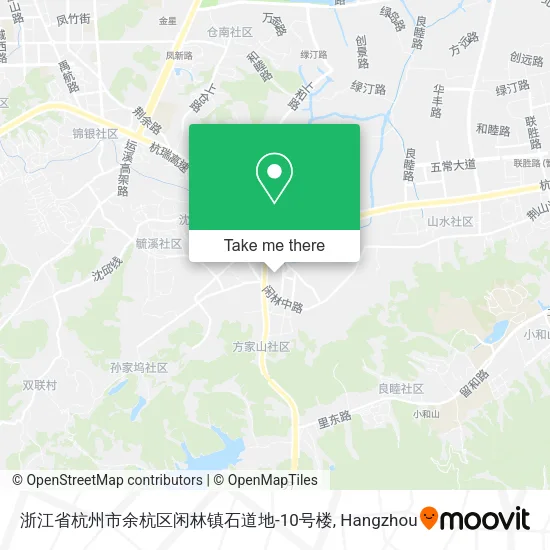 浙江省杭州市余杭区闲林镇石道地-10号楼 map