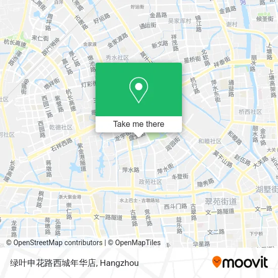 绿叶申花路西城年华店 map