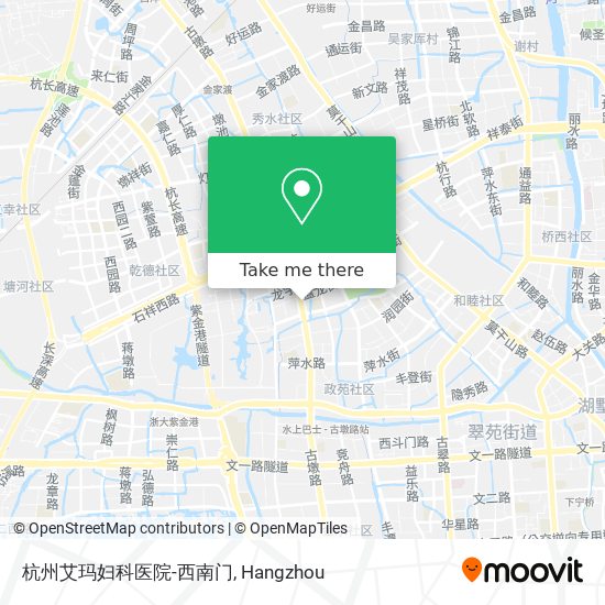 杭州艾玛妇科医院-西南门 map