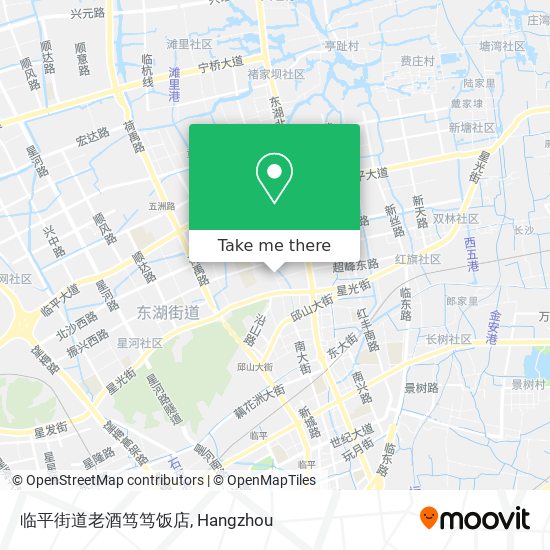 临平街道老酒笃笃饭店 map