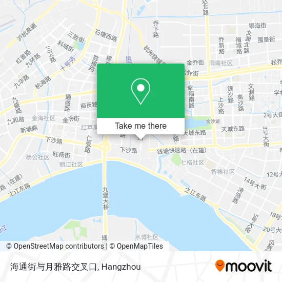 海通街与月雅路交叉口 map