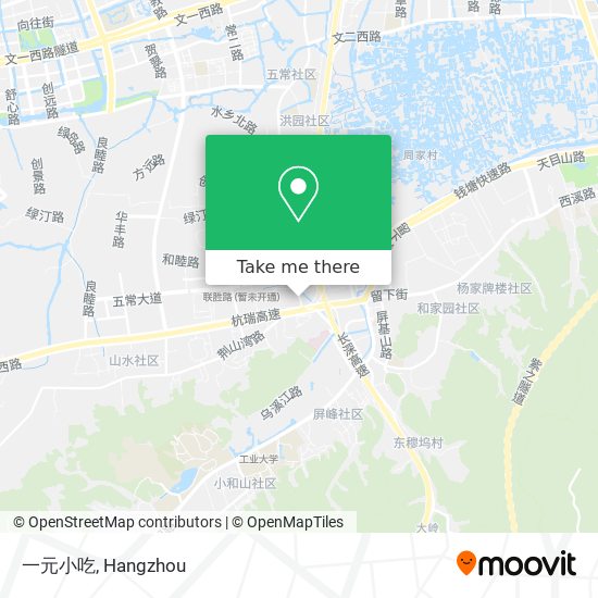 一元小吃 map