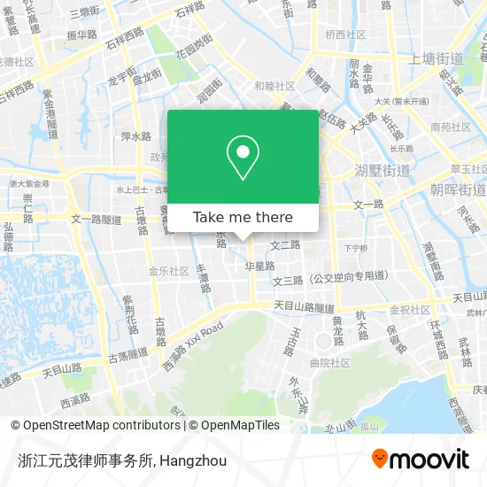 浙江元茂律师事务所 map