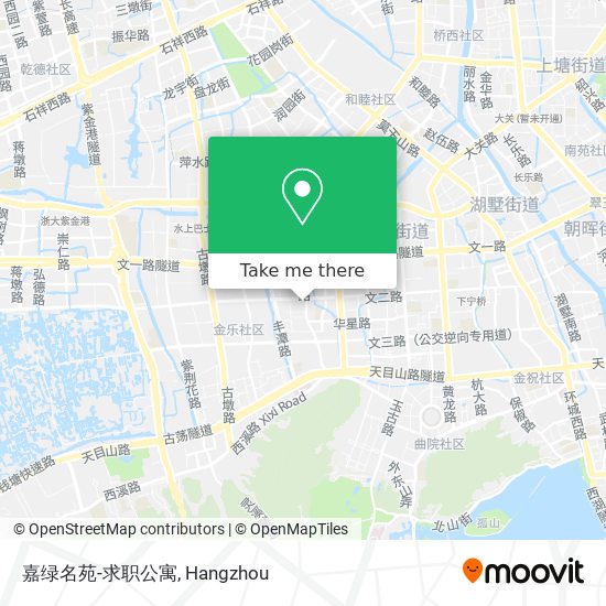 嘉绿名苑-求职公寓 map
