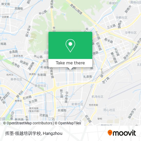 挥墨·领越培训学校 map